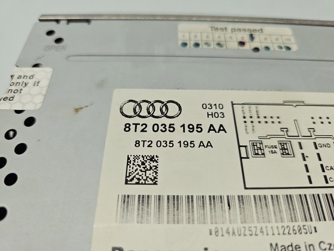 Radio CD AUDI A4 (8K2, B8) [Fabr 2008-2015] 8T2035195AA