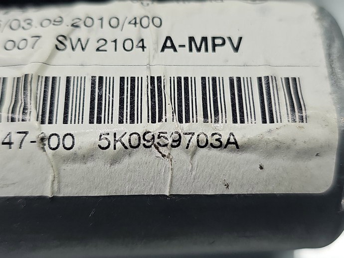 Motoras geam stanga spate Volkswagen Touran (1T3) [Fabr 2010-2015] 5K0959703A
