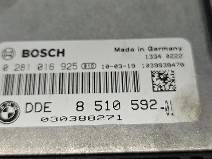 Calculator motor ECU Bmw 1 (E88) [Fabr 2008-2013] 8510592-01 2.0 N47D20 105KW / 143CP1P