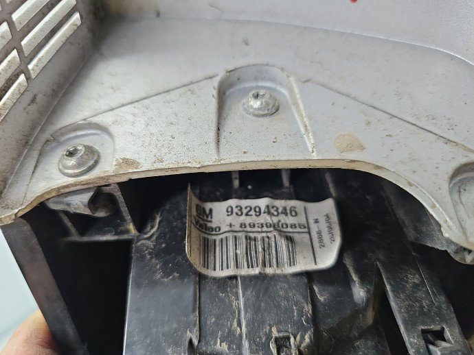 Stop aripa dreapta Opel Meriva A [Fabr 2003-2009] 93294346