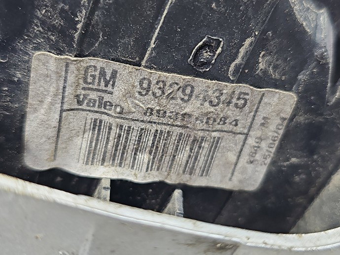 Stop aripa stanga Opel Meriva A [Fabr 2003-2009] 93294345