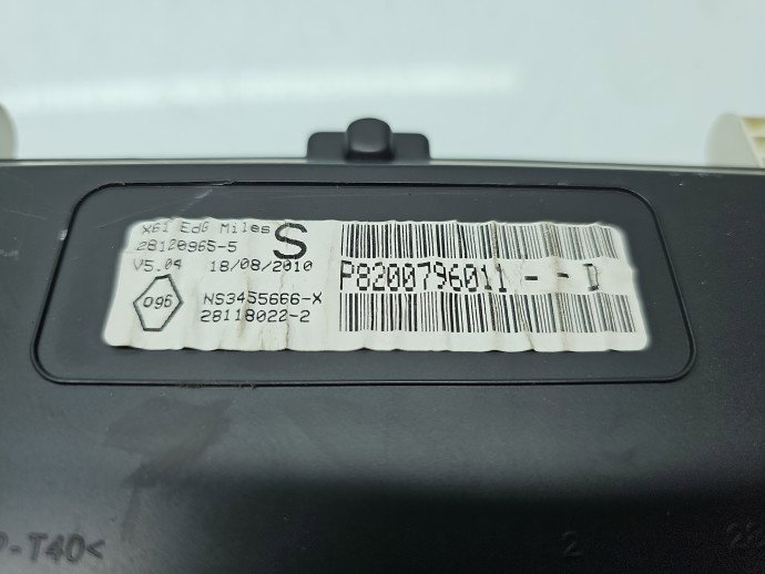 Ceas bord Renault Kangoo 2 [Fabr 2008-prezent] 8200796011