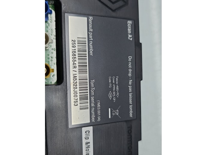 Display bord Renault Kangoo 2 [Fabr 2008-prezent] 256156554R