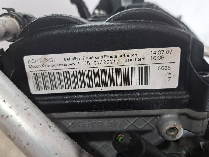 Motor complet ambielat PORSCHE Macan [Fabr 2014-2017] CTBA 3.0 TDI CTBA 190KW / 258CP