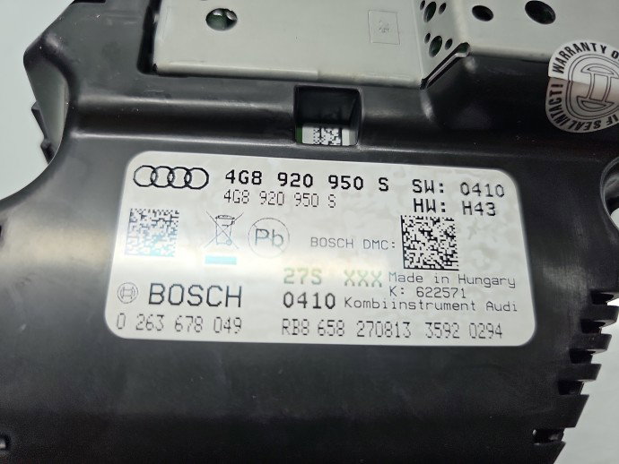 Ceas bord AUDI A6 (4G2, C7) [Fabr 2012-2017] 4G8920950S
