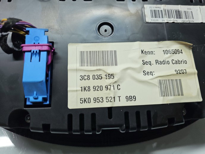 Ceas bord Volkswagen Scirocco (137) [Fabr 2008-2017] 1K8035195