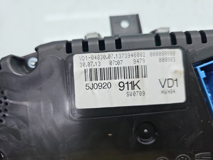 Ceas bord Skoda Fabia 2 (5J, 542) [Fabr 2007-2014] 5J0920911K