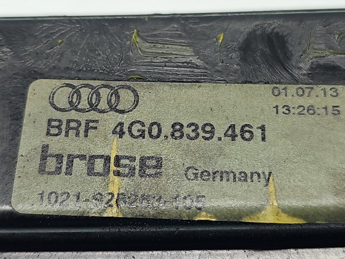 Macara electrica geam stanga spate AUDI A6 (4G2, C7) [Fabr 2012-2017] Sedan S-line 4G0839461
