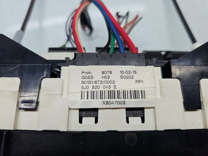 Panou comanda clima Skoda Roomster Praktik (5J) [Fabr 2006-2015] 5J0820045E