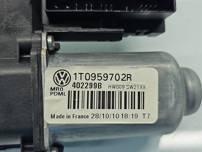 Motoras geam stanga fata Volkswagen Touran (1T3) [Fabr 2010-2015] Facelift 1T0959702R