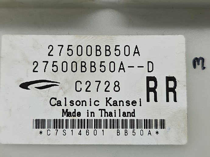 Panou comanda clima Nissan Qashqai [Fabr 2007-2014] 27500-BB50A