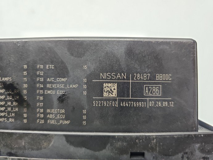 Panou sigurante Nissan Qashqai [Fabr 2007-2014] 522792F02