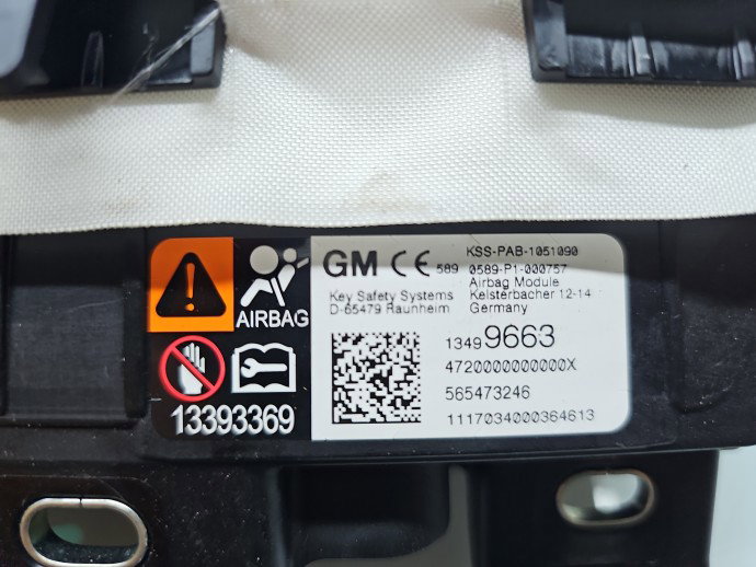 Airbag pasager Opel Astra K [Fabr 2015-2022] 13499663
