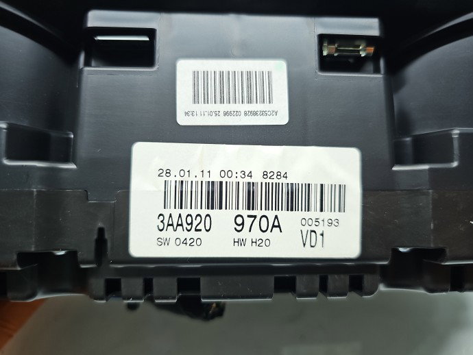 Ceas bord Volkswagen Passat B7 (362) [Fabr 2010-2014] 3AA920970A