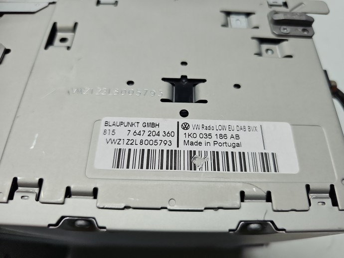 Radio CD Volkswagen Passat B7 (362) [Fabr 2010-2014] 1K0035186AB