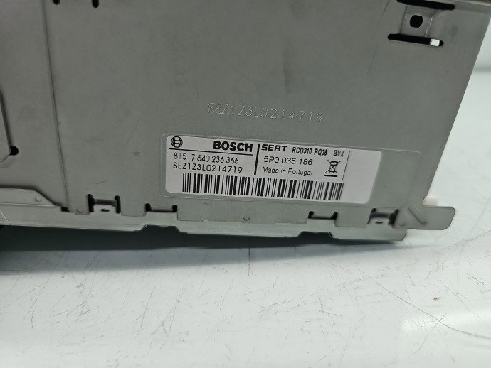 Radio CD Seat Leon (1P1) [Fabr 2005-2011] 5P0035186