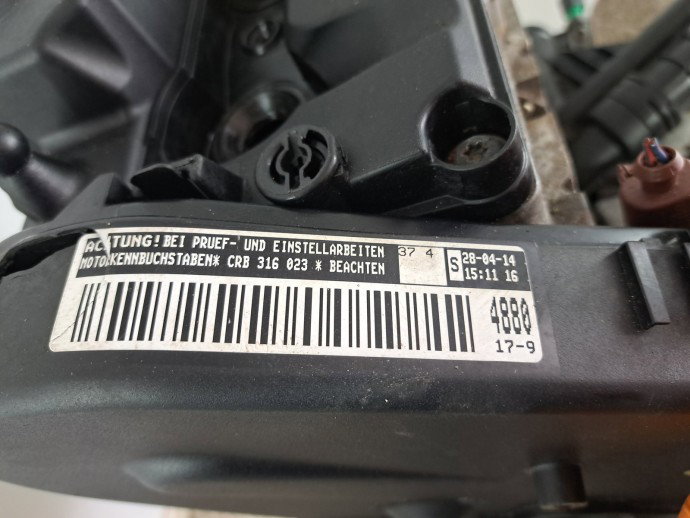 Motor complet ambielat Seat Leon (5F1) [Fabr 2012-2018] CRB 2.0 TDI CRBC 110KW / 150CP