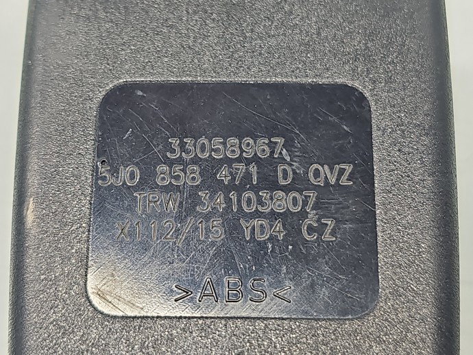 Capsa centura stanga fata Skoda Roomster Praktik (5J) [Fabr 2006-2015] 5J0858471D