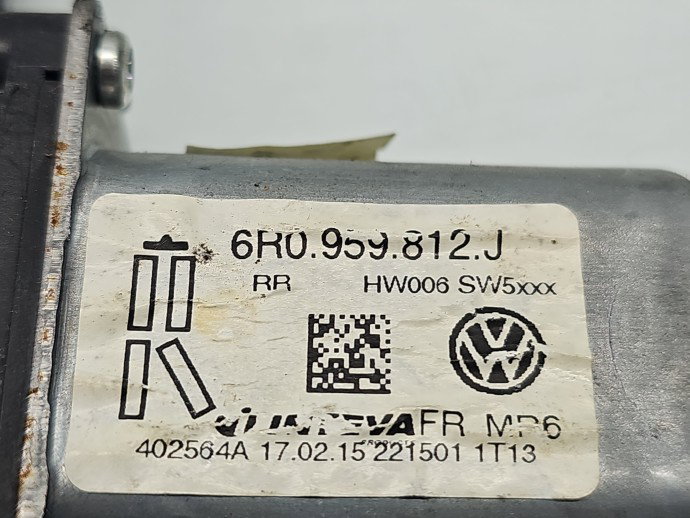 Motoras geam dreapta spate Skoda Roomster Praktik (5J) [Fabr 2006-2015] Monovolum 6R0959812J