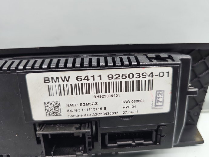 Panou comanda clima Bmw 3 (E90) [Fabr 2005-2011] 9250394