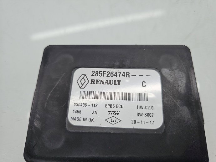 Calculator frana de mana Renault Megane 4 [Fabr 2015-prezent] 285F26474R 1.2 TCe H5FT 97KW / 130CP