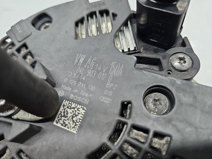 Alternator AUDI A4 (8K2, B8) [Fabr 2008-2015] 04L903017D 2.0 TDI CGLC 130KW / 177CP