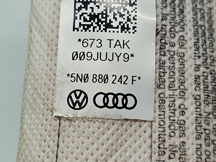 Airbag lateral dreapta Volkswagen Tiguan (5N) [Fabr 2007-2016] 5N0880242F