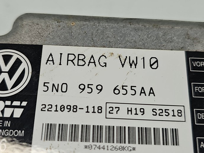 Calculator airbag Volkswagen Tiguan (5N) [Fabr 2007-2016] 5N0959655AA 2.0 TDI CFFB 103KW / 140CP