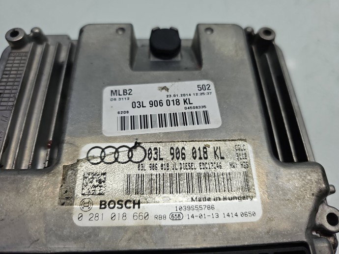 Calculator motor ECU AUDI A5 (8T3) [Fabr 2007-2015] 03L906018KL 1.4 TFSI CZEA 110KW / 150CP