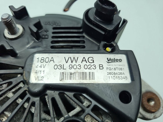 Alternator Volkswagen Tiguan (5N) [Fabr 2007-2016] 03L903023B 1.6 TDI CAYC 77KW / 105CP