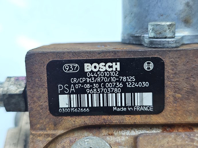 Pompa inalta presiune PEUGEOT 206 [Fabr 1998-2009] 9683703780, 0445010102 1.4 HDI 8HZ 50KW / 68CP
