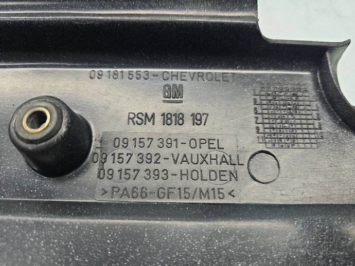 Capac motor Opel Zafira A (F75) [Fabr 1999-2005] 09157391 1.6 Benz Z16XE 74KW / 101CP