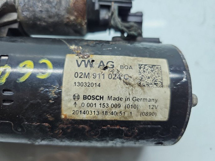 Electromotor Volkswagen Passat CC (357) [Fabr 2008-2012] 02M911024C 2.0 TDI CFFB103KW / 140CP