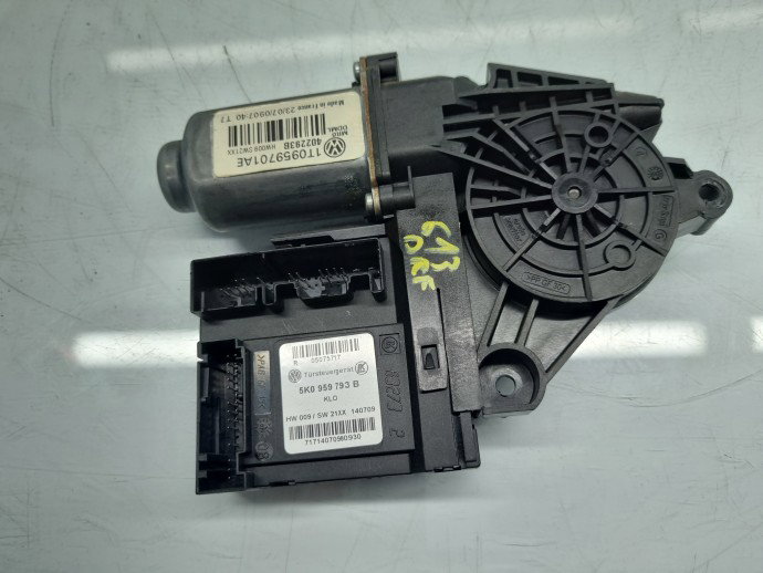 Motoras geam dreapta fata Volkswagen Touran (1T3) [Fabr 2010-2015] Facelift 1T0959701AE