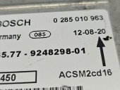 Calculator airbag Bmw 3 (E90) [Fabr 2005-2011] 9248298-01 2.0 N47D20 105KW / 143CP1P
