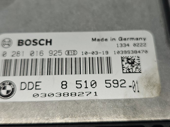 Calculator motor ECU Bmw X1 (E84) [Fabr 2009-2015] 8510592-01 2.0 N47D20 105KW / 143CP1P