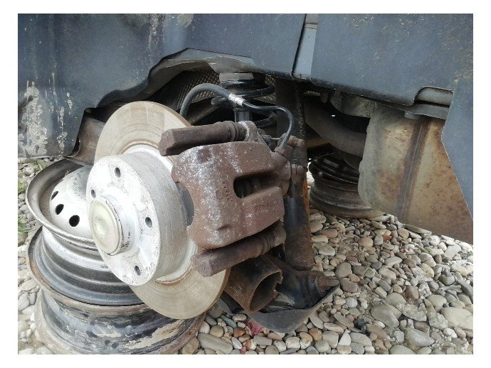 Etrier stanga spate Renault Megane 3 Coupe 1.6 benz K4M OEM 2010-2015