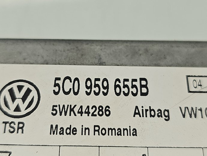 Calculator airbag Volkswagen Golf 6 (5K1) [Fabr 2009-2013] 5C0959655B 1.6 TDI CAYC 77KW / 105CP