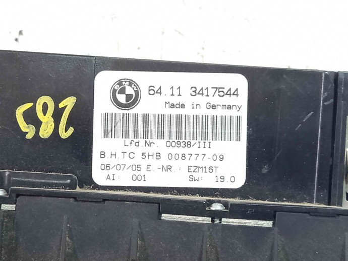 Panou comanda clima 64113417544 Bmw X3 (E83) [Fabr 2003-2009] 2.0 M47