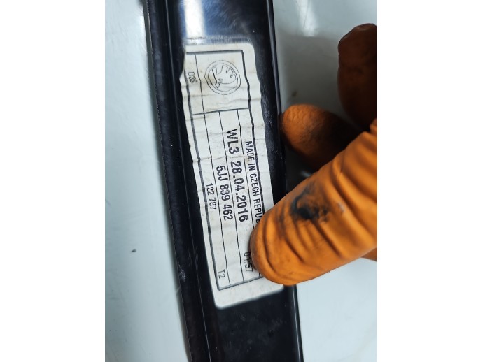 Macara electrica geam dreapta spate Skoda Rapid (NH3) [Fabr 2012-2019] Fastback 5JJ839462