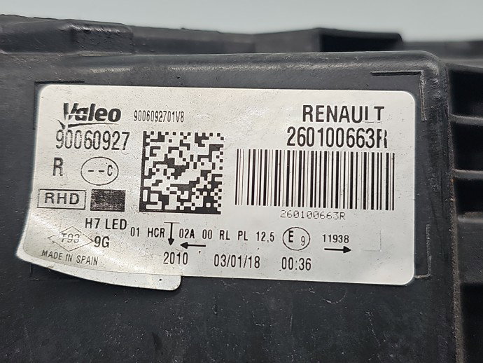 Far dreapta Renault Megane 4 [Fabr 2015-prezent] Hatchback 260100663R
