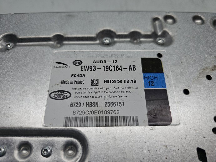 Amplificator audio LAND ROVER Range Rover Evoque [Fabr 2011-2018] EW93-19C164-AB