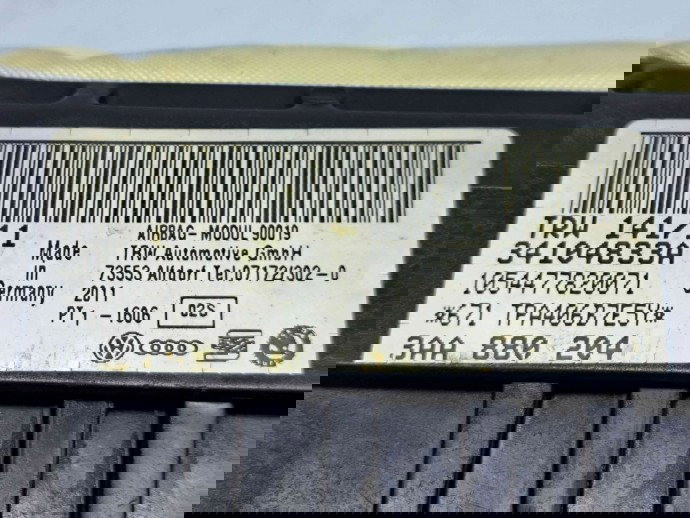  Airbag pasager Volkswagen Passat B7 (362) [Fabr 2010-2014] 3AA880204 / 34104833A