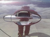 Maner usa dreapta spate Toyota Avensis II (T25) [Fabr 2002-2008] Berlina ROSU