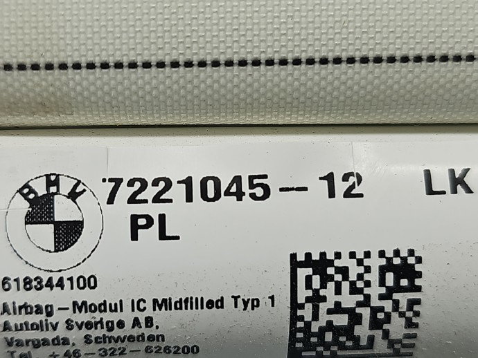 Airbag cortina stanga Bmw 1 (F20) [Fabr 2011-2017] 7221045-12