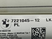 Airbag cortina stanga Bmw 1 (F20) [Fabr 2011-2017] 7221045-12