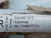 Airbag cortina dreapta Volkswagen Passat B8 Variant (3G5) [Fabr 2015-prezent] 3G0880742E