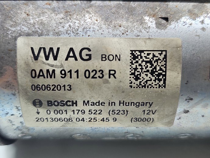 Electromotor Volkswagen Golf 7 (5G) [Fabr 2014-prezent] 0AM911023R 1.4 TSI CXSA90KW / 122CP