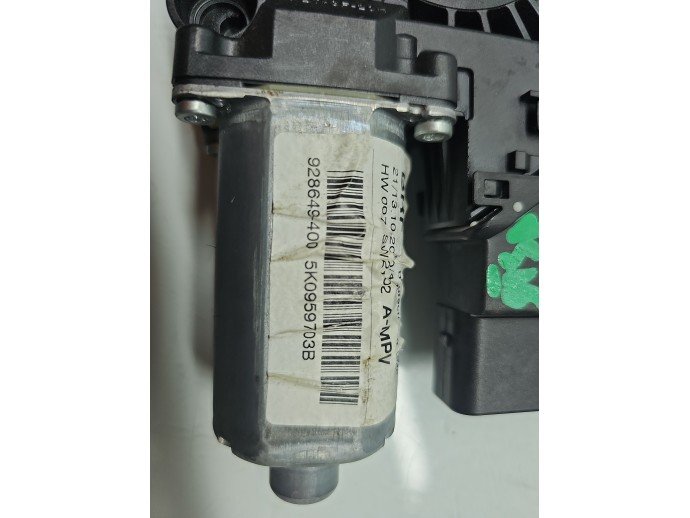 Motoras geam stanga spate Volkswagen Touran (1T3) [Fabr 2010-2015] Facelift 5K0959703B