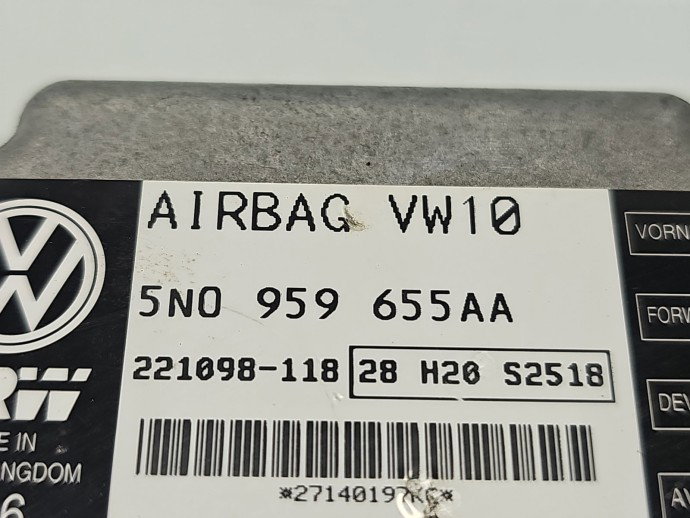Calculator airbag Volkswagen Passat B7 (362) [Fabr 2010-2014] 5N0959655AA 2.0 TDI CFFB 103KW / 140CP